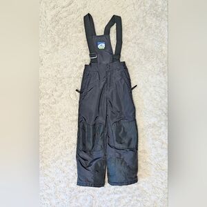 Slalom Kids Snow Bib Black Size 6/7